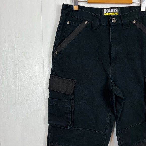 Holmes Workwear Canvas Cargo Pants Sz 30x32 - Picture 6 of 11